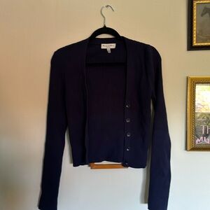 Navy Michael stars cardigan